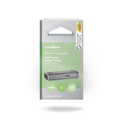 HDMI-Repeater | 25 m | 8K@60Hz | 0 Gbps | Aluminium | Antraciet - thumbnail