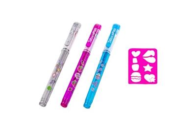 Create It! beauty tattoo geurpennen, 3st + sjabloon