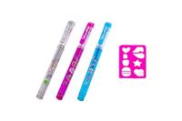 Create It! beauty tattoo geurpennen, 3st + sjabloon - thumbnail