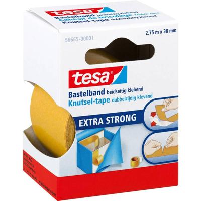 TESA knutseltape, dubbelzijdig, ft 38 mm x 2,75 m