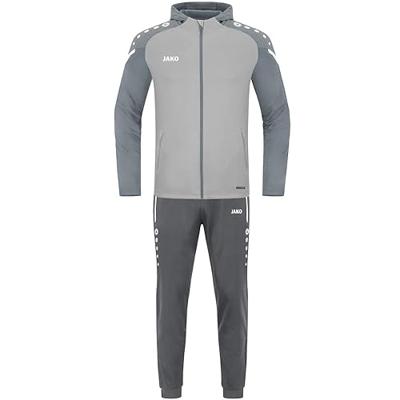 JAKO M9422 Polyesterpak Met Kap Performance - Zachtgrijs/Steengrijs - 4XL JAKO M9422 Polyesterpak Met Kap Performance - Zachtgrijs/Steengrijs - 4XL
