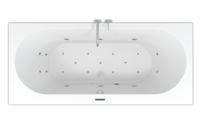 Riho Carolina Easypool ligbad 180x80cm met whirlpool systeem 6+4+2 hydro en 12 aero jets - thumbnail