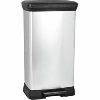 CURVER | 50L pedaalemmer, Metal look, gerecycled plastic - thumbnail