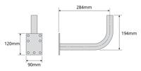 Muurbeugel TELEVES 7393 Paraboolantenne - thumbnail