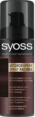 Syoss Uitgroeispray - Donker Mahonie