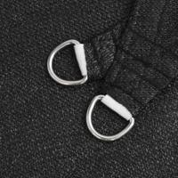 VidaXL Zonnezeil 160 g/m² 5x6x6 m hdpe zwart - thumbnail