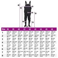 VidaXL Waadpak met laarzen maat 40 zwart - thumbnail