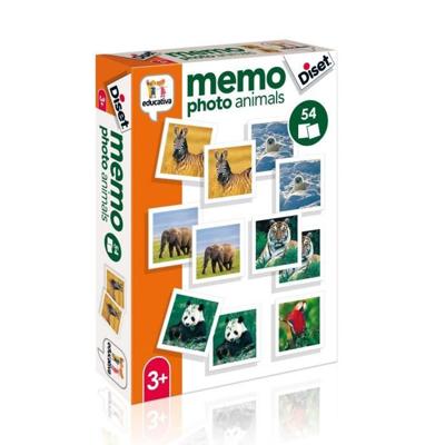 Educatief Spel Diset Memo Photo Animales 54 Onderdelen