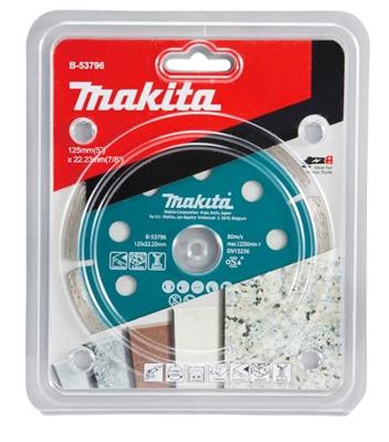 Makita B-53796 Diamantschijf 125x22,23x1,6mm Makita B-53796 Diamantschijf 125x22,23x1,6mm