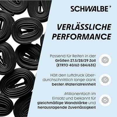 Schwalbe bnb sv19 27.5 x 2.00 29 x 2.40 fv 60mm