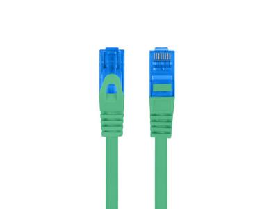 LANBERG PATCHCORD S/FTP CAT.6A 0.5M GROEN LSZH