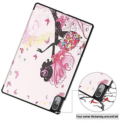 3-Vouw sleepcover hoes - Lenovo Tab P11 Pro - Fee 3-Vouw sleepcover hoes - Lenovo Tab P11 Pro - Fee