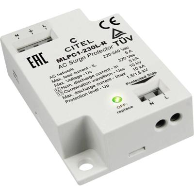 Citel 831211 MLPC1-230L-R Overspanningsbeveiliging (inbouw) Overspanningsbeveiliging voor: Verdeeldoos 10 kA 1 stuk(s)