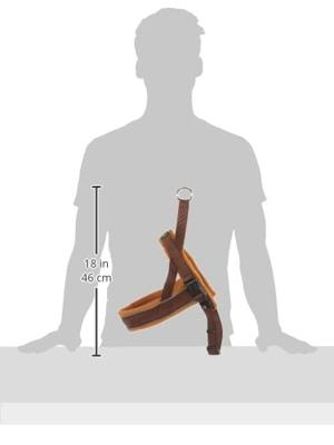 HUNTER HARNAS NORWEGER RACING NYLON BRUIN/COGNAC XL 72-90X3,8 CM