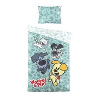 Woezel & Pip katoenen kinderdekbedovertrek - thumbnail