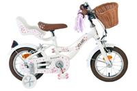Volare blossom kinderfiets - meisjes - 12 inch - wit - twee handremmen - thumbnail