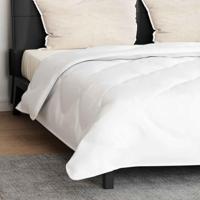 Dekbed met kussen 3 pcs Wit 260 x 220 cm Microfibre - thumbnail