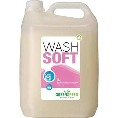 Greenspeed wasverzachter Wash Soft, 166 wasbeurten, flacon van 5 liter Greenspeed wasverzachter Wash Soft, 166 wasbeurten, flacon van 5 liter