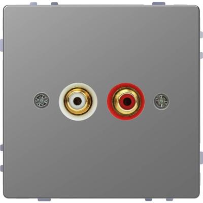 Merten MEG4350-6036 Luidsprekerstekkerdoos System Design RVS 1 stuk(s)