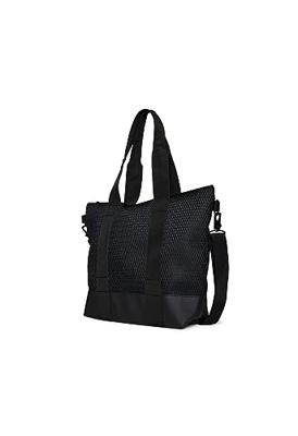 Rains Tote Bag Mesh Mini W3 Tas - Zwart Rains Tote Bag Mesh Mini W3 Tas - Zwart