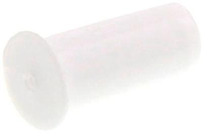 CONTA-CLIP KDS/KES-VS 8 WH Afsluitdop Polyamide 6.6 Wit 25 stuk(s)