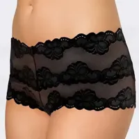 Dames kanten hipster - Floral - Kanten dames heup ondergoed - Katoenen kruisje - thumbnail