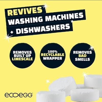 Ecoegg Reinigingstabletten wasmachine en vaatwasser - 10 st.