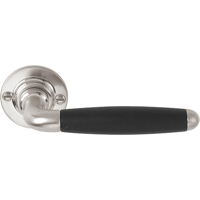 Formani TIMELESS 1932XLGRR50 deurkruk geveerd op rozet - mat nikkel/ebbenhout - thumbnail