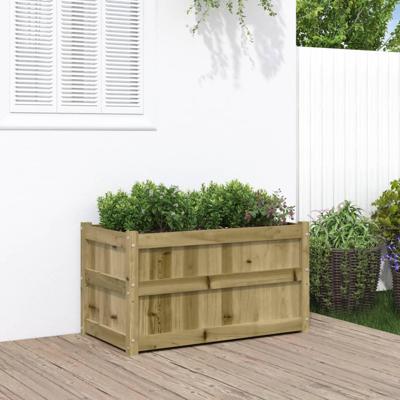 VidaXL Plantenbak 90x50x50 cm geïmpregneerd grenenhout VidaXL Plantenbak 90x50x50 cm geïmpregneerd grenenhout