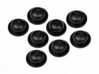Shock diaphragm (13x5mm/black/8pcs) - thumbnail