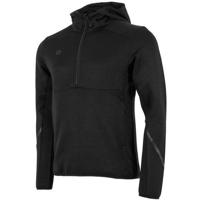 Stanno 408033 Plaza Hooded Half Zip Top - Black - S - thumbnail