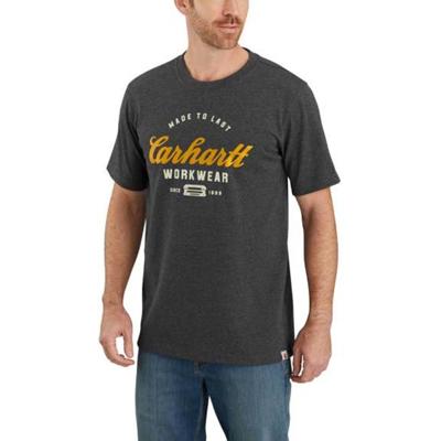 Carhartt Made To Last Carbon Heather T-Shirt Heren Carhartt Made To Last Carbon Heather T-Shirt Heren