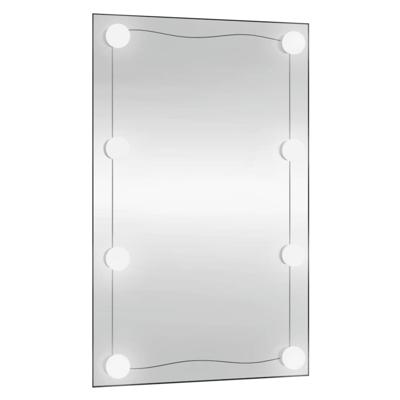 VidaXL Wandspiegel met led's rechthoekig 50x80 cm glas