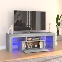 Tv-meubel met LED-verlichting 120x35x40 cm grijs sonoma eiken - thumbnail