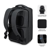 Laptoptas Subblim SUB-BP-3EAP100 Grijs - thumbnail