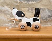 Classic World world houten kwispel hondje - thumbnail