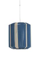 Light & Living HanglampKozana blauw met crème Ø 48cm - 2982872 - thumbnail