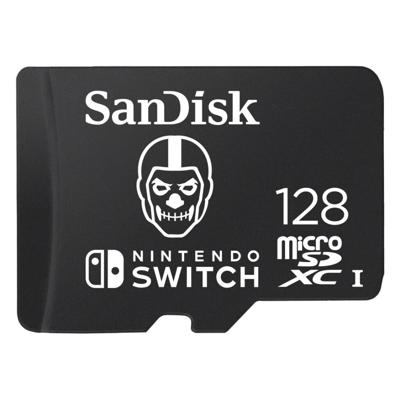 SanDisk microSDXC Extr 128GB (U3/UHS-I/CL.10/R100/W60) Fortnite, Skull Trooper microSDXC-kaart 128 GB UHS-I SanDisk microSDXC Extr 128GB (U3/UHS-I/CL.10/R100/W60) Fortnite, Skull Trooper microSDXC-kaart 128 GB UHS-I