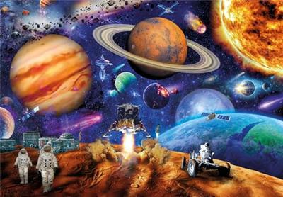 Clementoni legpuzzel super color space mission, 300st.