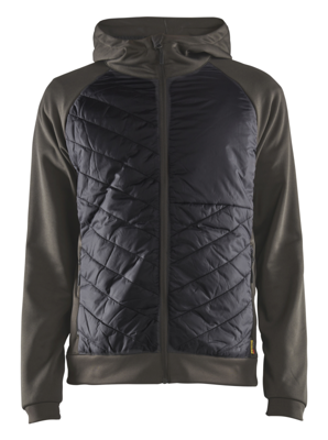 Blåkläder Hybride sweater 34632526 | Groen/Zwart | Maat XXL - 7330509713112