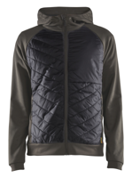 Blåkläder Hybride sweater 34632526 | Groen/Zwart | Maat XXL - 7330509713112 - thumbnail