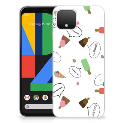 Google Pixel 4 Siliconen Case IJsjes Google Pixel 4 Siliconen Case IJsjes