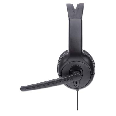 Manhattan Mono USB-Headset Over-Ear kabelgebunden USB-A-Stecker Lautstärkeregelung schwarz Over Ear headset Kabel Computer Mono Zwart Volumeregeling, Microfoon Manhattan Mono USB-Headset Over-Ear kabelgebunden USB-A-Stecker Lautstärkeregelung schwarz Over Ear headset Kabel Computer Mono Zwart Volumeregeling, Microfoon