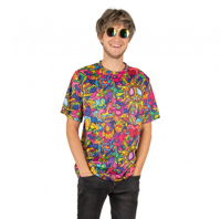 Hippie T-shirt Heren Colorful Dreams - thumbnail