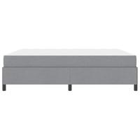 Boxspring bed Lichtgrijs, Zwart 180 x 200 cm - thumbnail