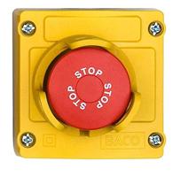 BACO LBX130093 Noodstopknop In behuizing, Met beschermde kraag 240 V/AC 2.5 A 3x NC IP66 1 stuk(s) - thumbnail