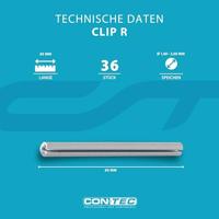 CONTEC spaakreflector "clip r" ct spoke reflector clip r set 36pcs - thumbnail
