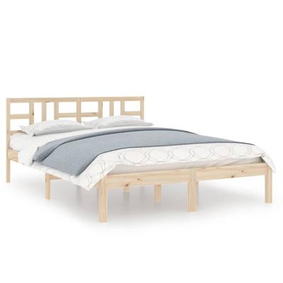 Bedframe massief hout 120x190 cm