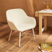 Kave Home Kinderstoel 'Konna' Bouclé, kleur Wit - thumbnail
