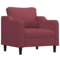 Fauteuil 60 cm stof wijnrood - thumbnail